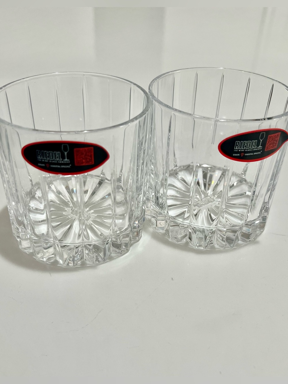 Set Of Two RIEDEL DRINK SPECIFIC GLASSWARE - ROCKS GLASSES 6417/02 NWOB